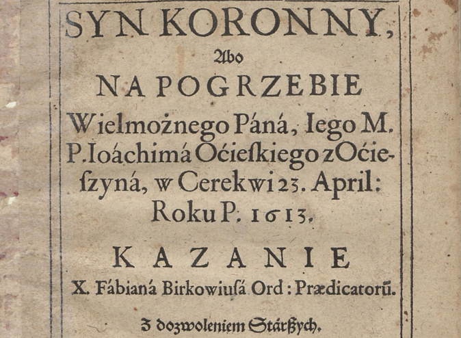 You are currently viewing Historyczne kazanie